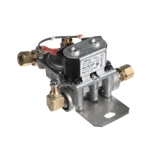 Garland CK4600010B Gas Valve Assembly Kit Back W/Brass Fittings 1/2PSI