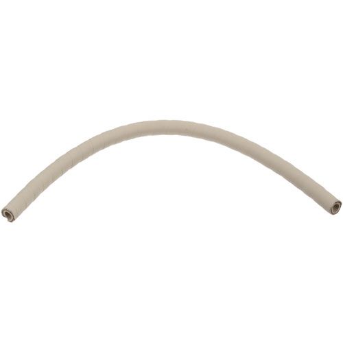 Cleveland 8504 1/2" White Braided Silicone Steamer Hose 1/2"x 15/16"