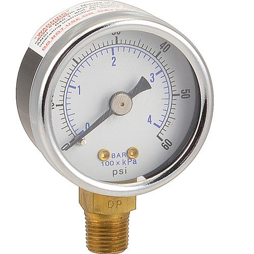 Cleveland C6006140 Pressure Gauge Kit, 0-58 PSI (4 Bar)
