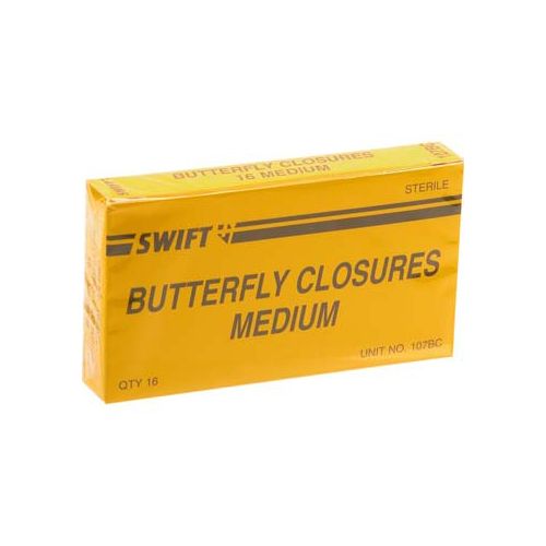 Closures,Butterfly , Med, 16-Pk For Allpoints - Part# 2801529