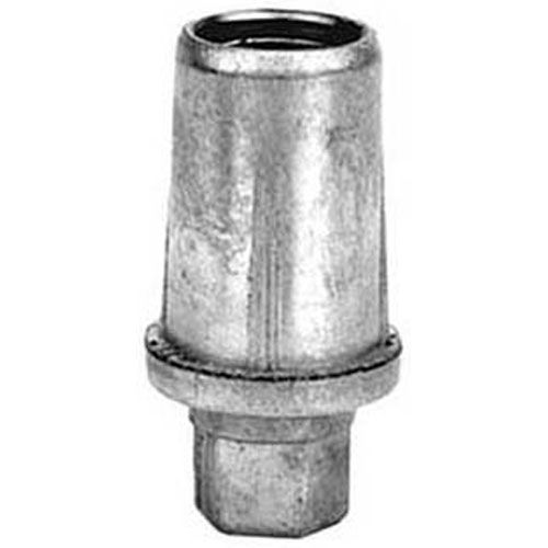 Component Hardware Group A10-0611-C 1-1/4" Round Stainless Steel Clad Zinc Die Cast Adjustable Hex Foot Insert