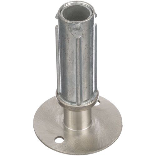 Component Hardware Group A10-0884-C 3" Adjustable Stainless Steel Flange Foot, 1-5/8" OD, 2000 LB Load Capacity
