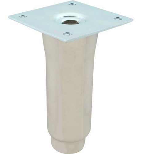 Component Hardware Group A77-5048 6" Hex Foot Leg, S/S, 3.5" PLT
