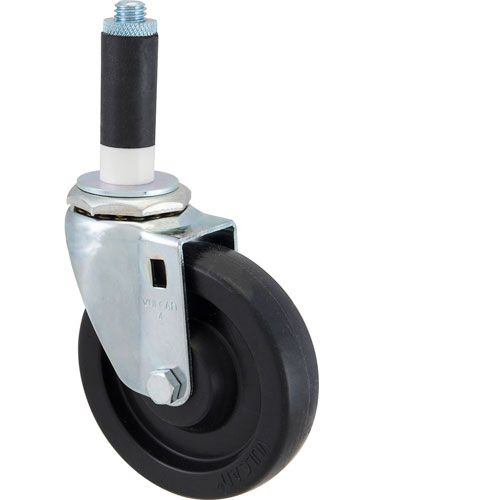 Component Hardware Group C13-1140 Stem Caster(4"Od,Swvl,Black)