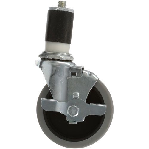 Component Hardware Group C13-1341 Swivel Caster W/Brake 4",1-1/2" OD TUBING