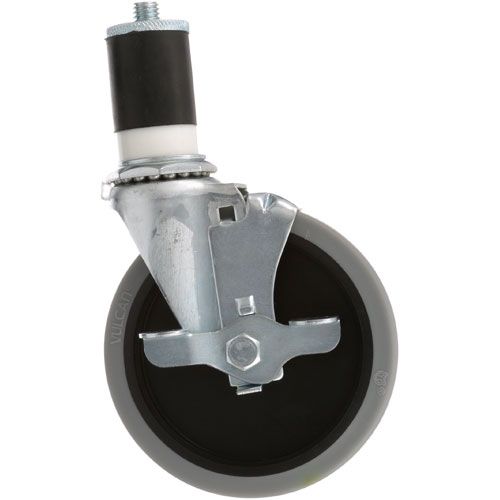Component Hardware Group C13-1451 Swivel Stem Caster W/ Break 1-5/8" OD Tubing