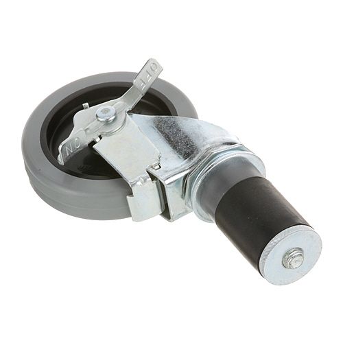 Component Hardware Group C13-3441 Swivel Stem Caster W/ Break, 1-5/8 OD Tubing