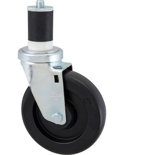Component Hardware Group C23-1450 Stem Caster(5"Od,Swvl,Black)