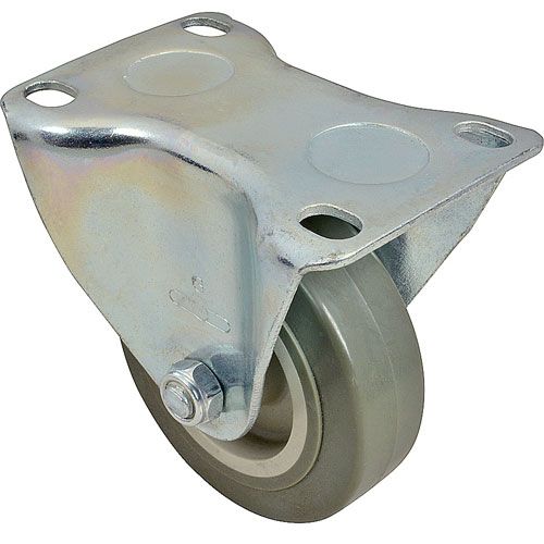 Component Hardware Group C99-32643 Plate Caster, 3", RGD, Gry