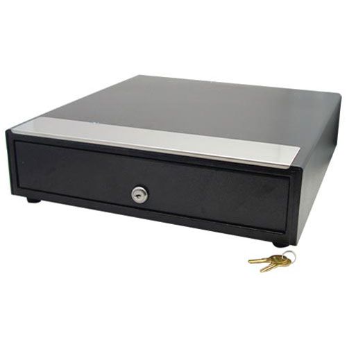 Component Hardware Group CHGCD1000 Cash Drawer W/Currency Tray, Key Lock, Drawer Bell, Non-Skid Feet, 15x16.625x3.875"
