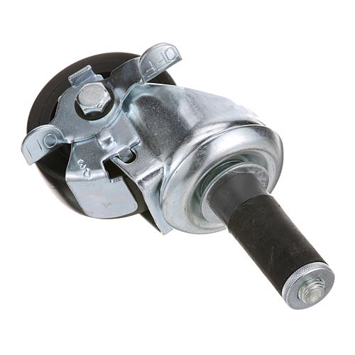 Component Hardware Group CMS4-3BBN Swivel Caster W/ Brake, 3W, 1-5/8" ODTubing