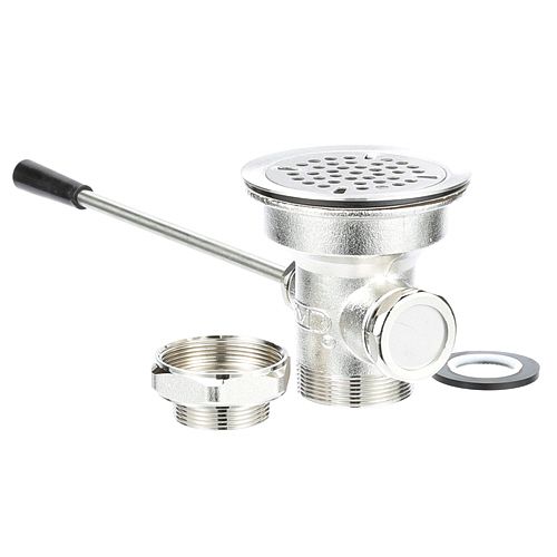 Component Hardware Group D10-7400 Waste Drain - 3-1/2" Sink Opening, Lever