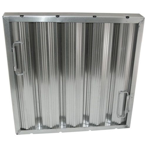 Component Hardware Group F50-2020-HD 20x20 S/S Premium Quality Baffle Filter, Framed, Grease Filter W/Handles, 1-3/4" Thick"