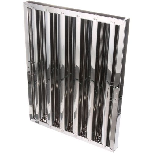 Component Hardware Group FS50-2520-BA 25X20 S/S Baffle Hood Filter, Type 6