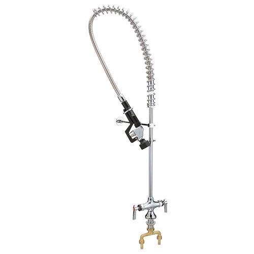 Component Hardware Group KL53-1000-B01 8" Wall Mount Pre-Rinse Assembly W/Bracket