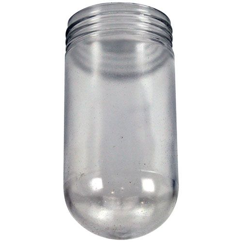 Component Hardware Group L50X011 Plastic Coated Tempered Glass Globe, 3-1/4" DIA. X 6-3/4" Long