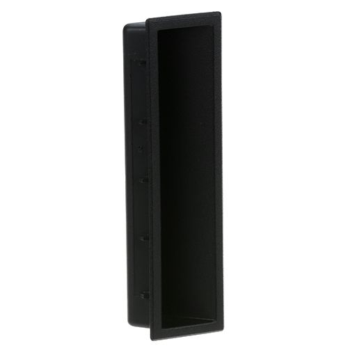 Component Hardware Group P73-1000 Pull,Recesed  Blk,Abs,5-7/16"W
