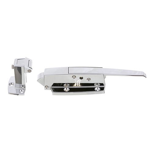 Component Hardware Group W19-1500 Chrome-Plated Latch with 1-5/8" Strike, Offset 3/4" to 1-5/8" ,3.725 Lb