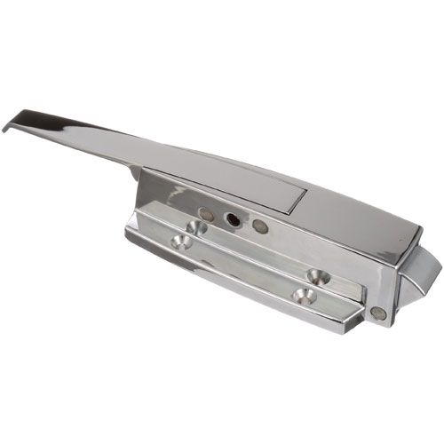 Component Hardware Group W38-Y001 Chrome Flush Latch,11-3/4" Long, 3-3/8" Centers