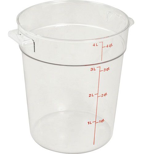 Container Clear Rd 4qt For Cambro - Part# Rfscw4-135
