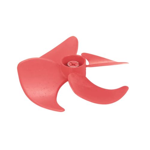 Continental Refrigerator 40630 Evaporator Fan Blade CCW 4 Fin Plastic Red