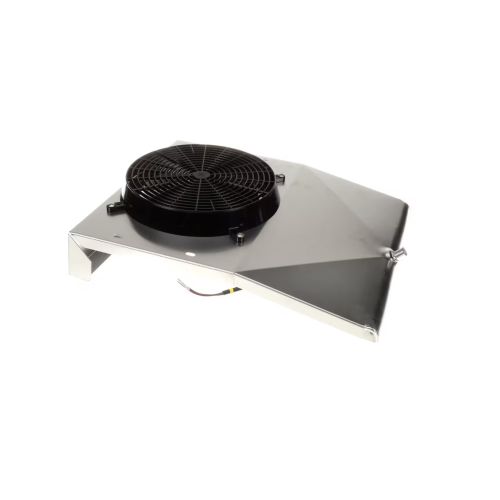 Continental Refrigerator 50-040-1RSE Fan Panel Assembly W/Fan Guard & 4-143 Motor Black