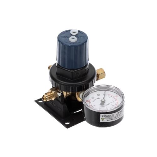 Cornelius T5261SNBL Regulator Assembly W/Blue Knob Secondary CO2 1 X 100 PSI Blue Poly