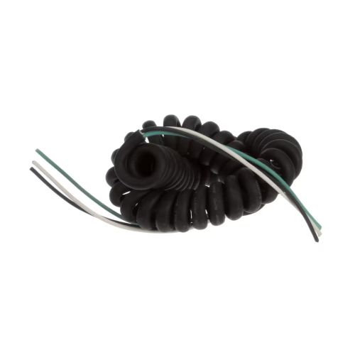 Cres Cor 0834006 Coiled Cord 16" 18/3 Black