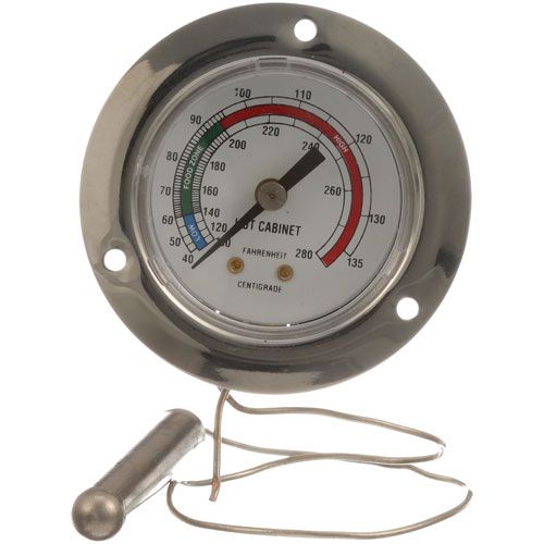 Cres Cor 5240002 2" Thermometer, Range 100-280°F, 3" Flange