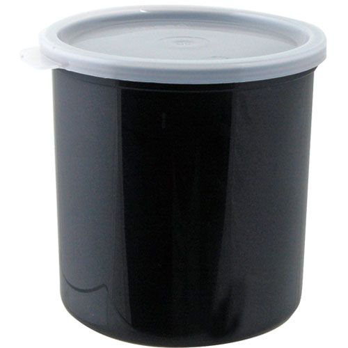 Crock W/Lid 1.2 Qt Black(110) For Cambro - Part# Cp12110