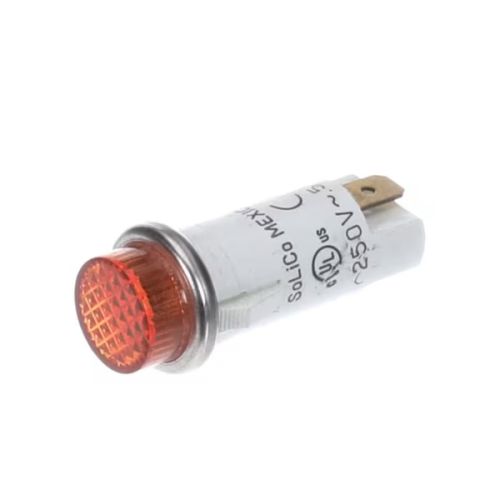 Crown Steam 4753-3 Pilot Indicator Light Round Amber 250V