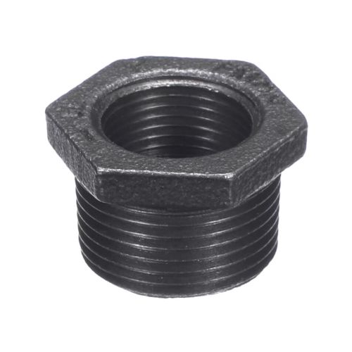 Crown Steam 9033-1 Steam Generator Reducer Bushing Hex Black Iron 1" X 3/4"