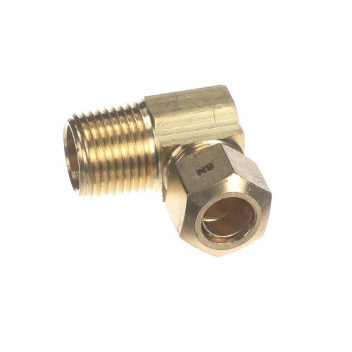 Crown Steam 9659-13 Brass Elbow 90° 3/8" Compression X 3/8" MPT 3-696C