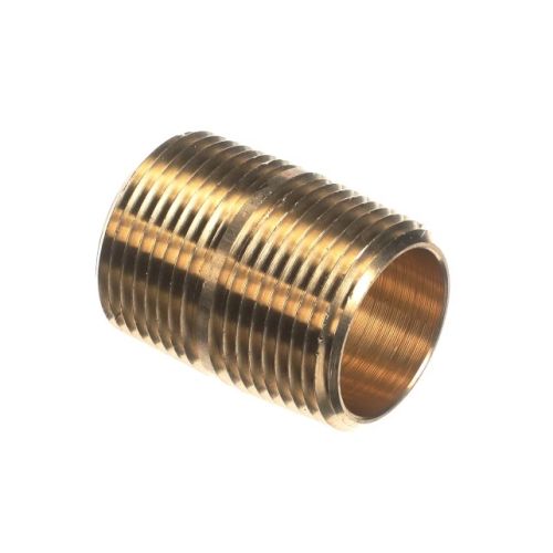 Crown Steam 9841-4 Close Nipple 3/4" MPT Brass