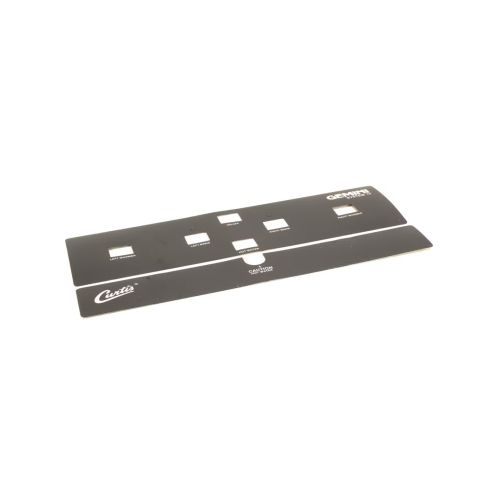Curtis 3375000445 Panel Label/Overlay Top Bottom GEM-12-10