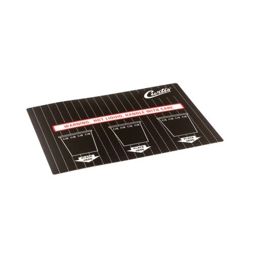 Curtis 3375000474 Splash Panel Label PC3D