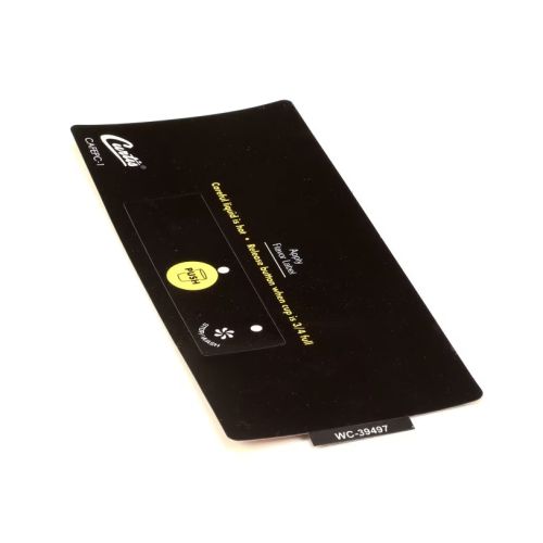 Curtis 3375000919 Control Panel Label