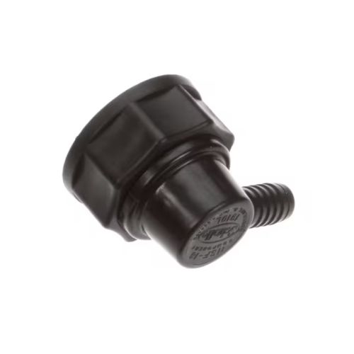 Curtis 3375001056 Scholle Connector #1910L Black 3/8" ID Tube TCC
