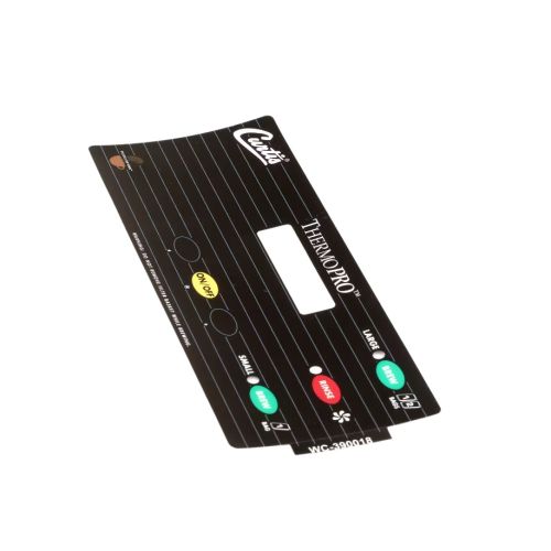 Curtis 3375001629 UCM Panel Label 2-Batch W/Rinse WC-390018