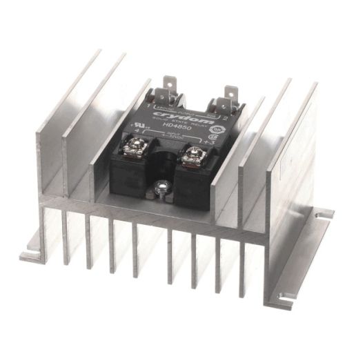 Curtis WC-8559 Relay with Heat Sink, Stainless Steel, 240V, 60A