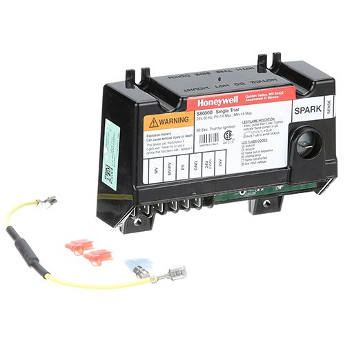Dean 826-2117 Black Box Spark Ignition Module W/ 1/4" X 3/16" Tab, Cable Adaptor, Single Trial