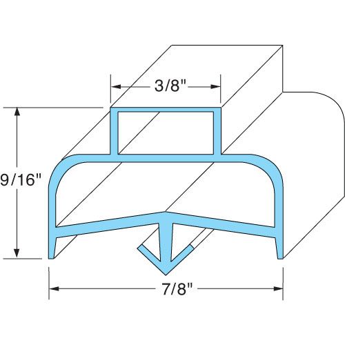 Delfield 1701057 Drawer Gasket