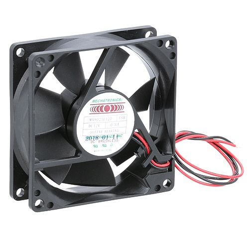 Delfield 2193993 12V DC Axial Fan, 3.15" Square