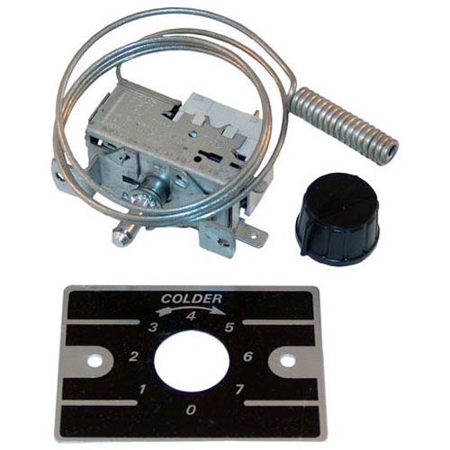 Delfield 2194536S Temperature Control W/ Coiled Bulb, Knob & Dial Plate, 36" Cap