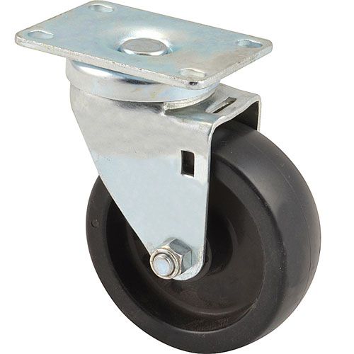 Delfield 3234778 Swivel Plate Caster, 4", Polyolefin