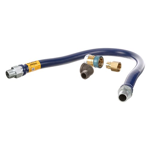Dormont 16100BPQ48 1"blue Plastic Gas Hose W/male Swivel Ends