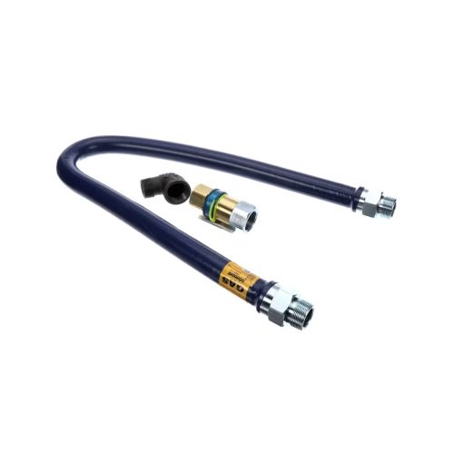 Dormont 16125BPQ60 Gas Hose Kit 60" X 1-1/4" W/Quick Disconnect & Street Elbow