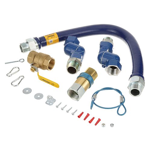 Dormont 16125KIT2S36 Safety System Kit, 36" Length, Blue Hose, 1/4" DIA