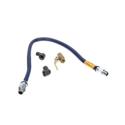 Dormont 1650BPV36BXFT Gas Connector Hose Kit Blue SS 1/2" X 36" Food Truck