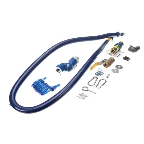 Dormont 1650KITS60 Gas Connector Hose Kit Blue 1/2" DIA X 60"L SnapFast